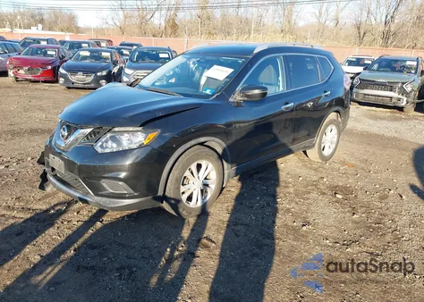 2016 Nissan Rogue Sv from USA, damaged, VIN KNMAT2MV2GP613364